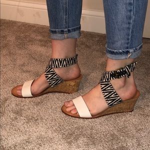 Dolce Vita Strappy Cork Wedges
